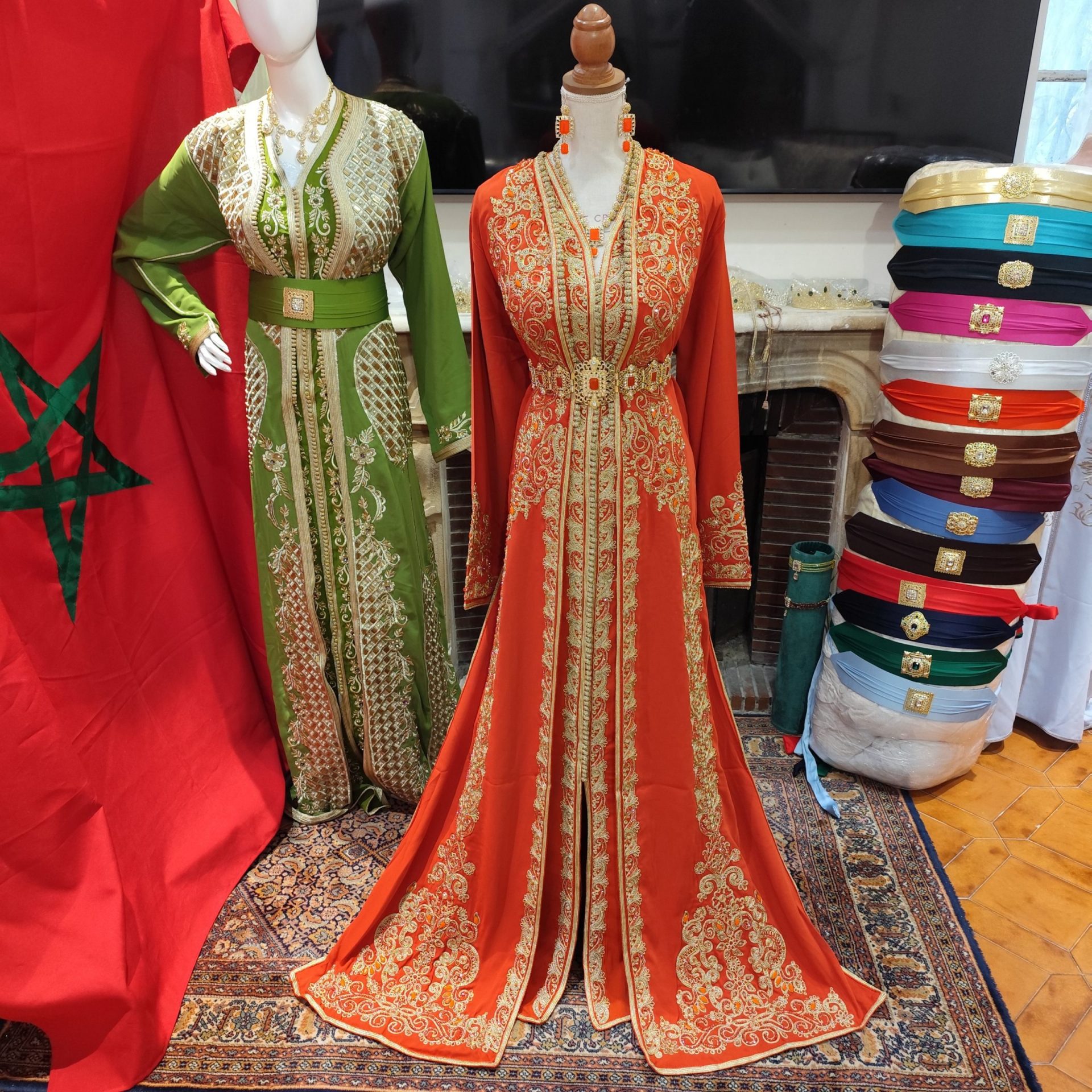 caftan marocain neuf takchita deux pièces