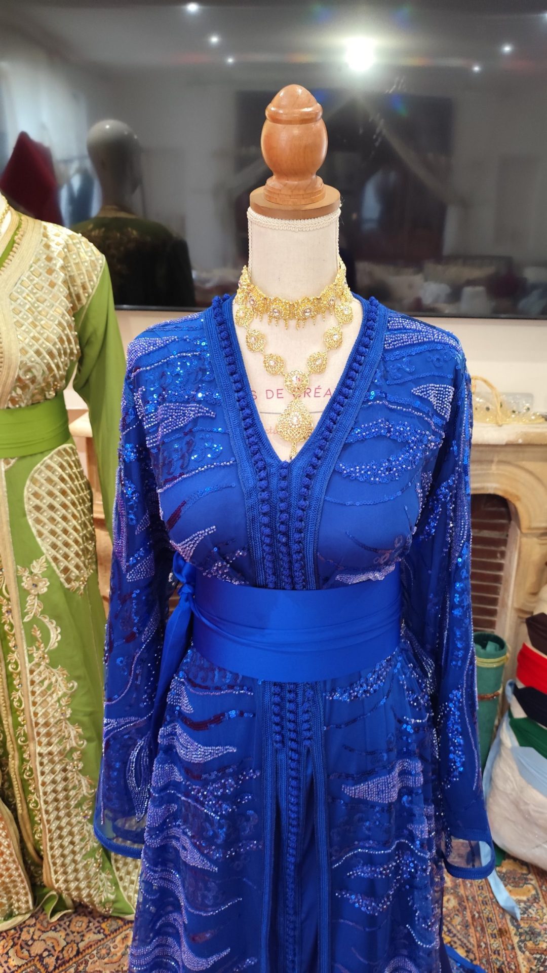 caftan marocain neuf _ takchita deux pièces – Image 9