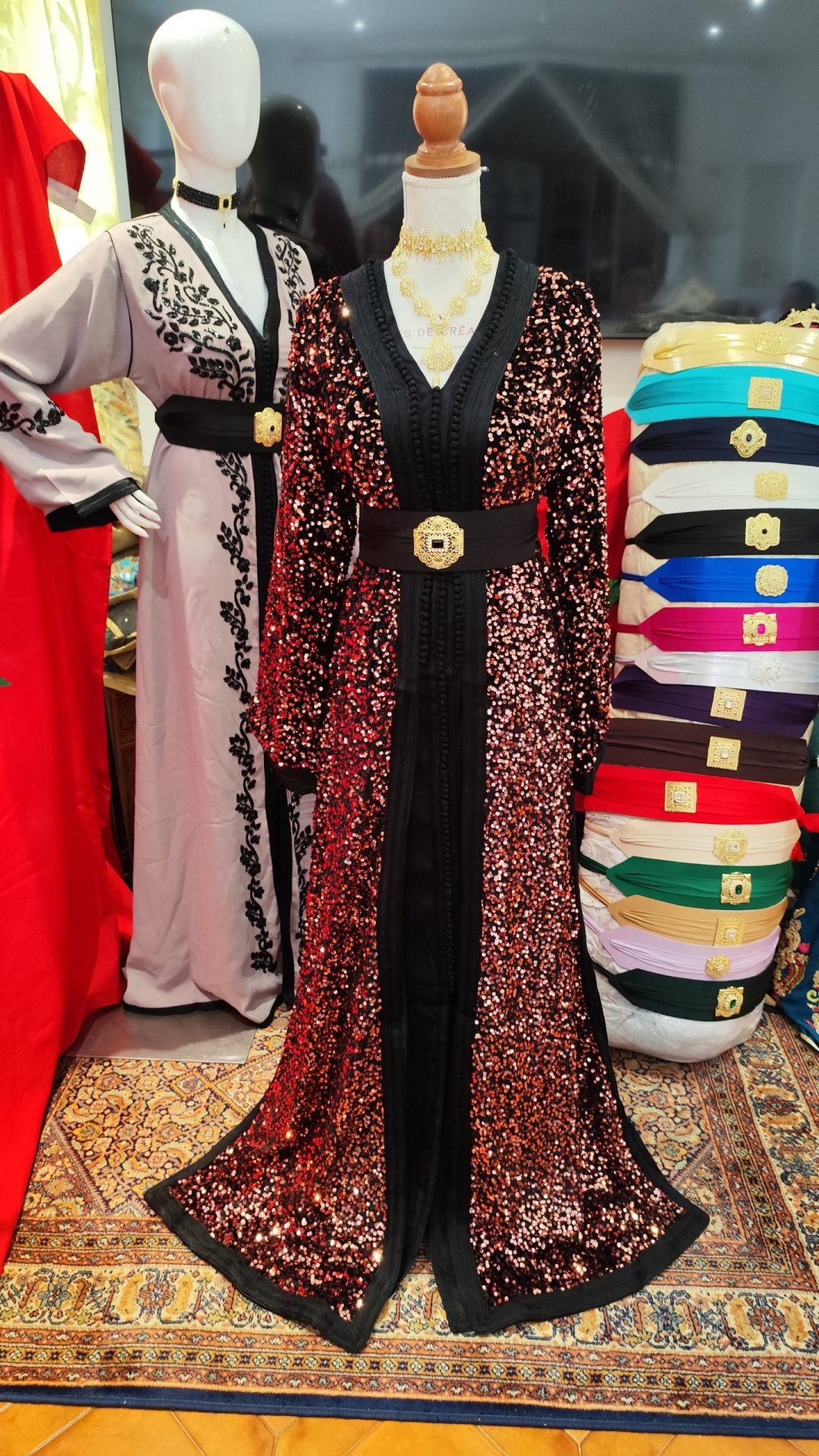 caftan marocain neuf doublé grand taille – Image 9