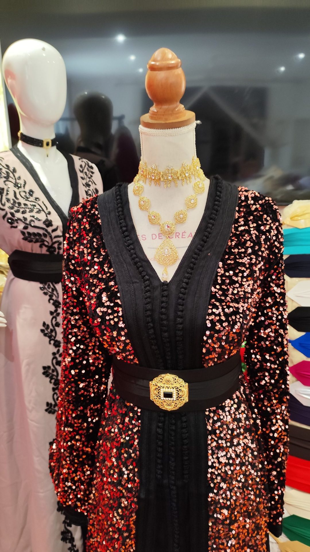 caftan marocain neuf doublé grand taille – Image 6