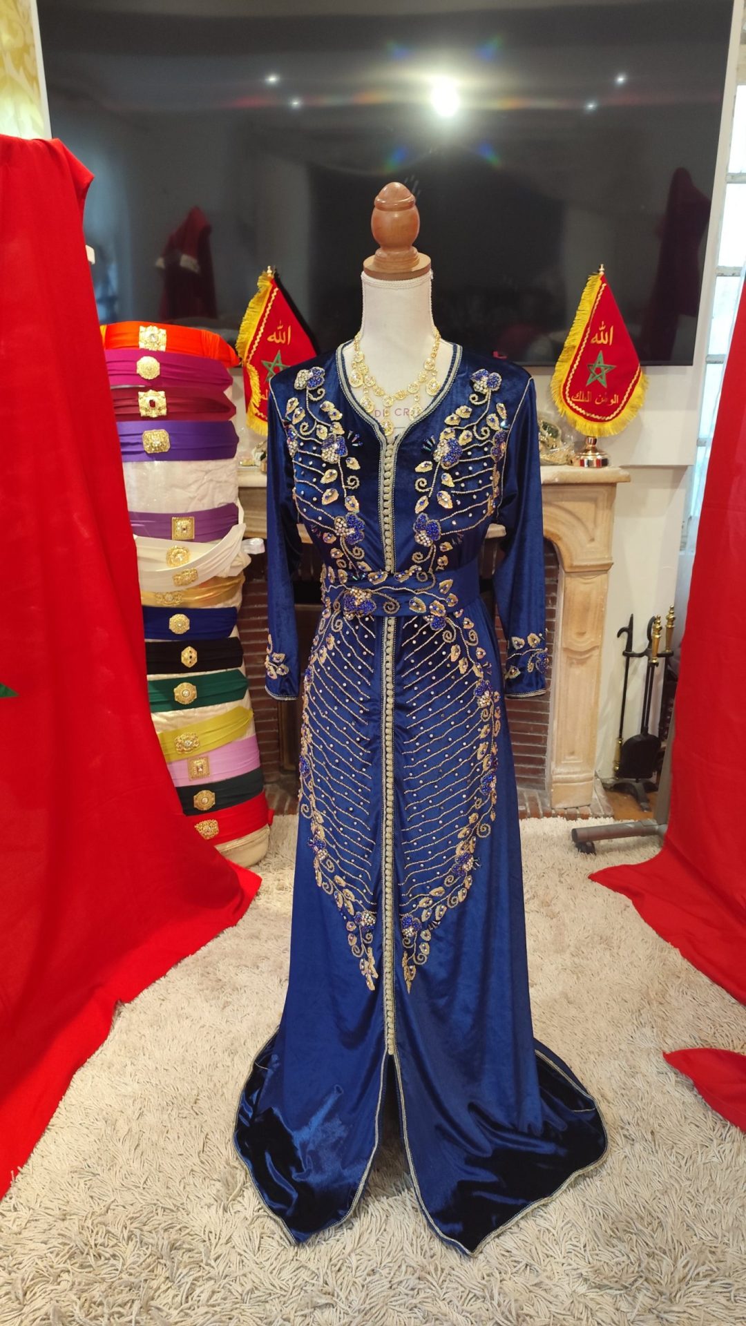 caftan marocain d occasion avec ceinture – Image 8