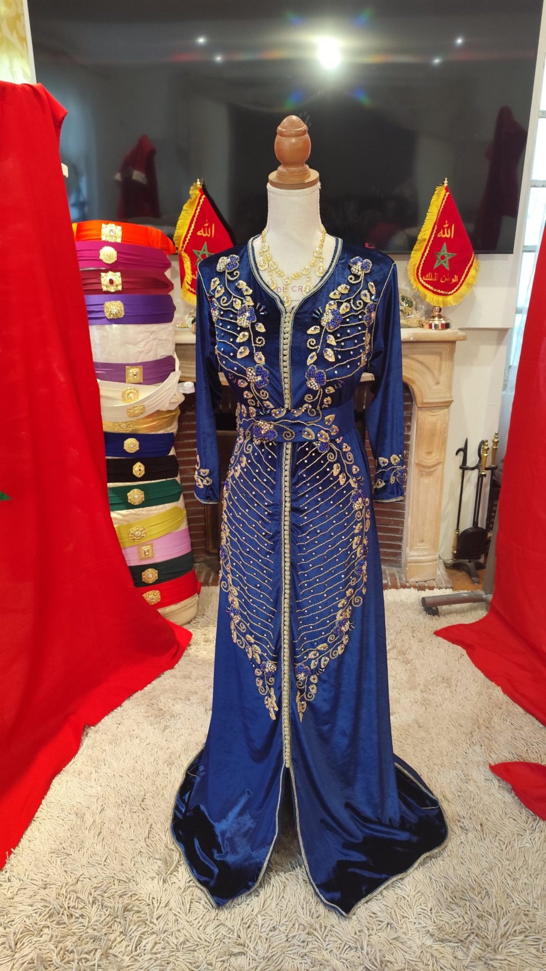 caftan marocain d occasion avec ceinture – Image 11