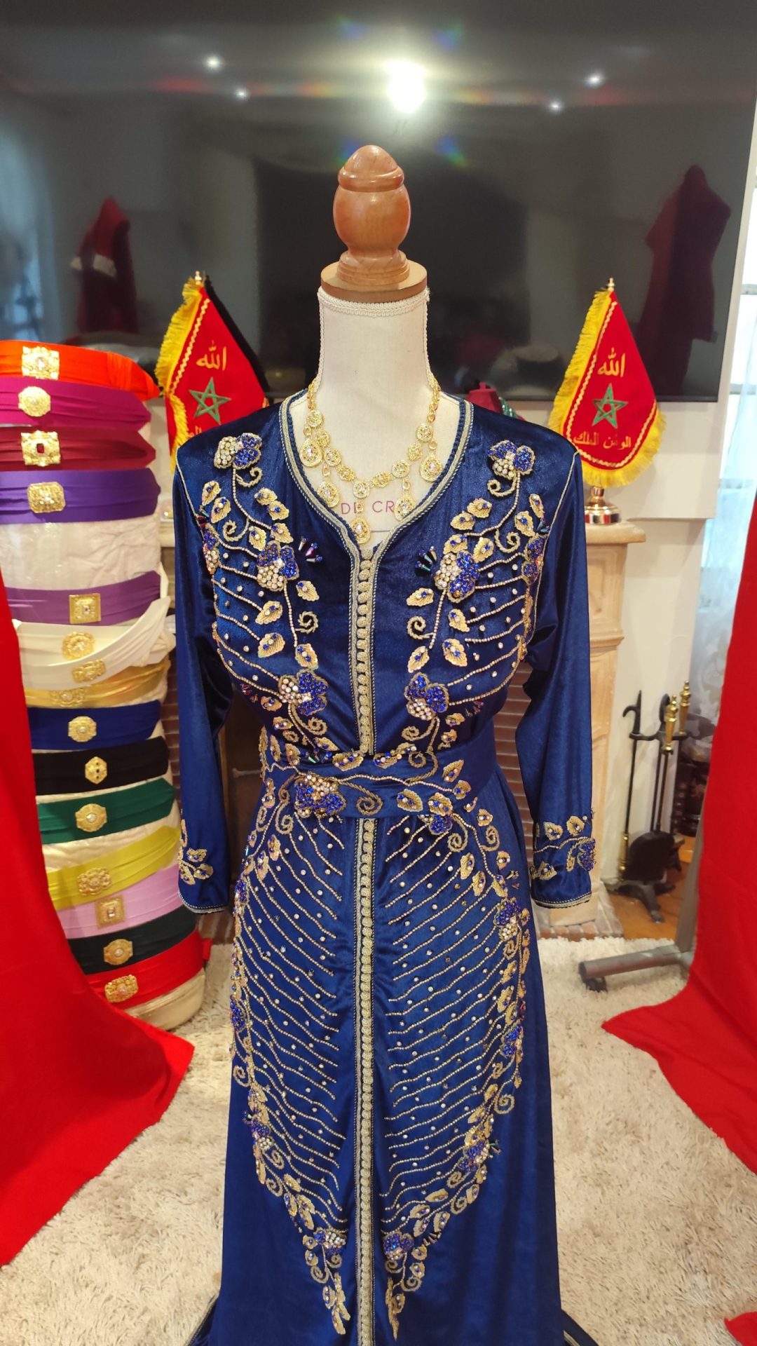 caftan marocain d occasion avec ceinture – Image 14