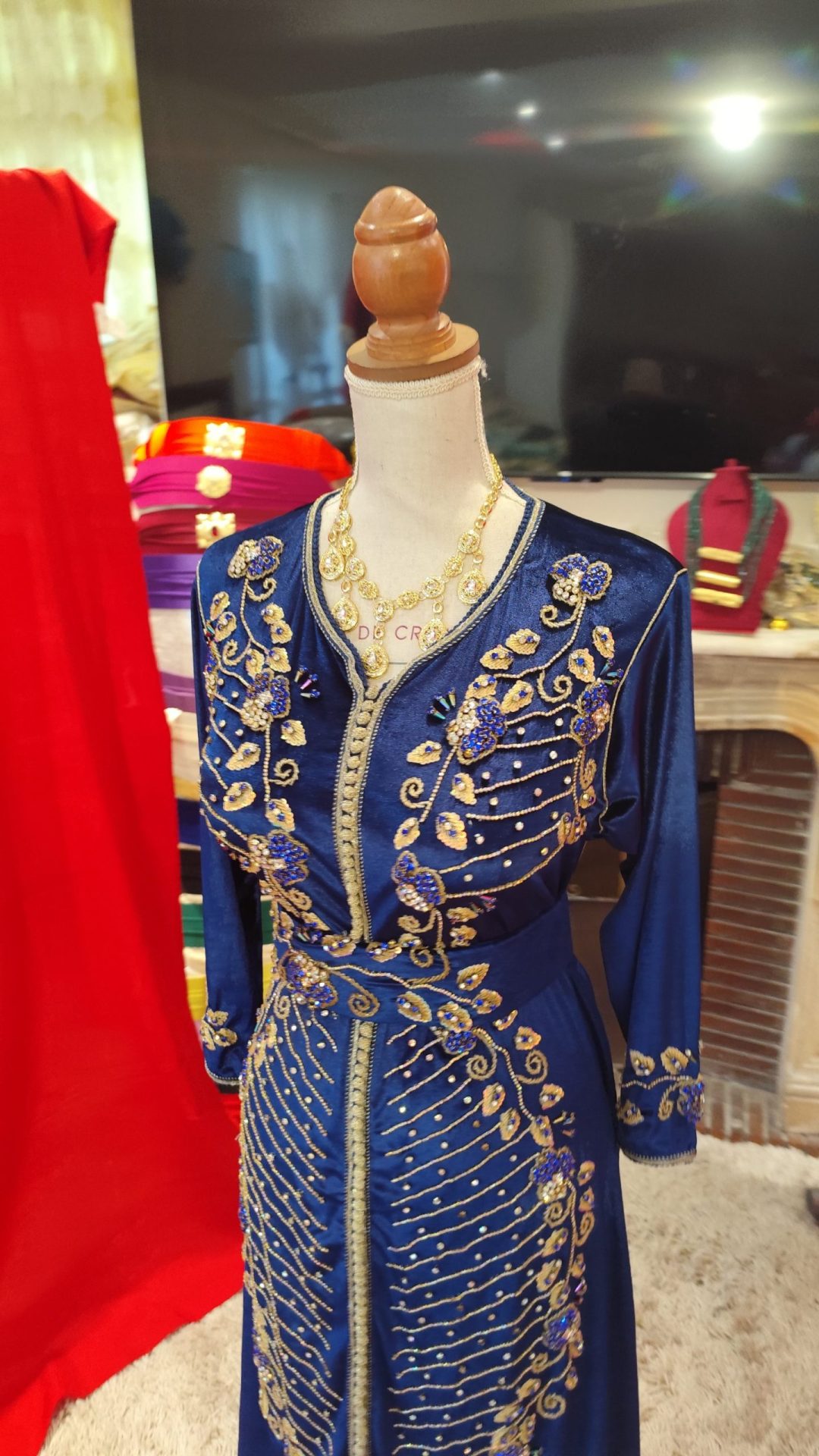 caftan marocain d occasion avec ceinture – Image 15