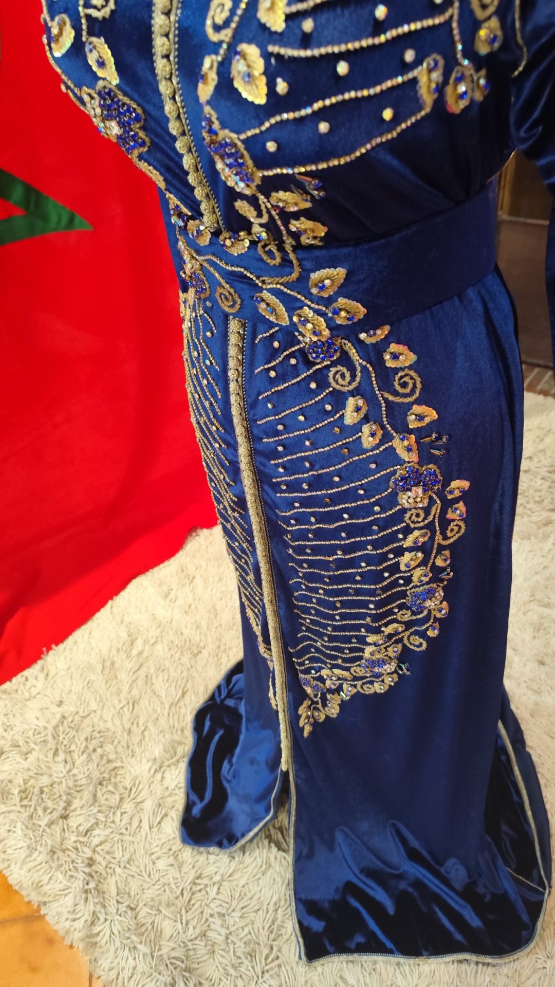 caftan marocain d occasion avec ceinture – Image 2