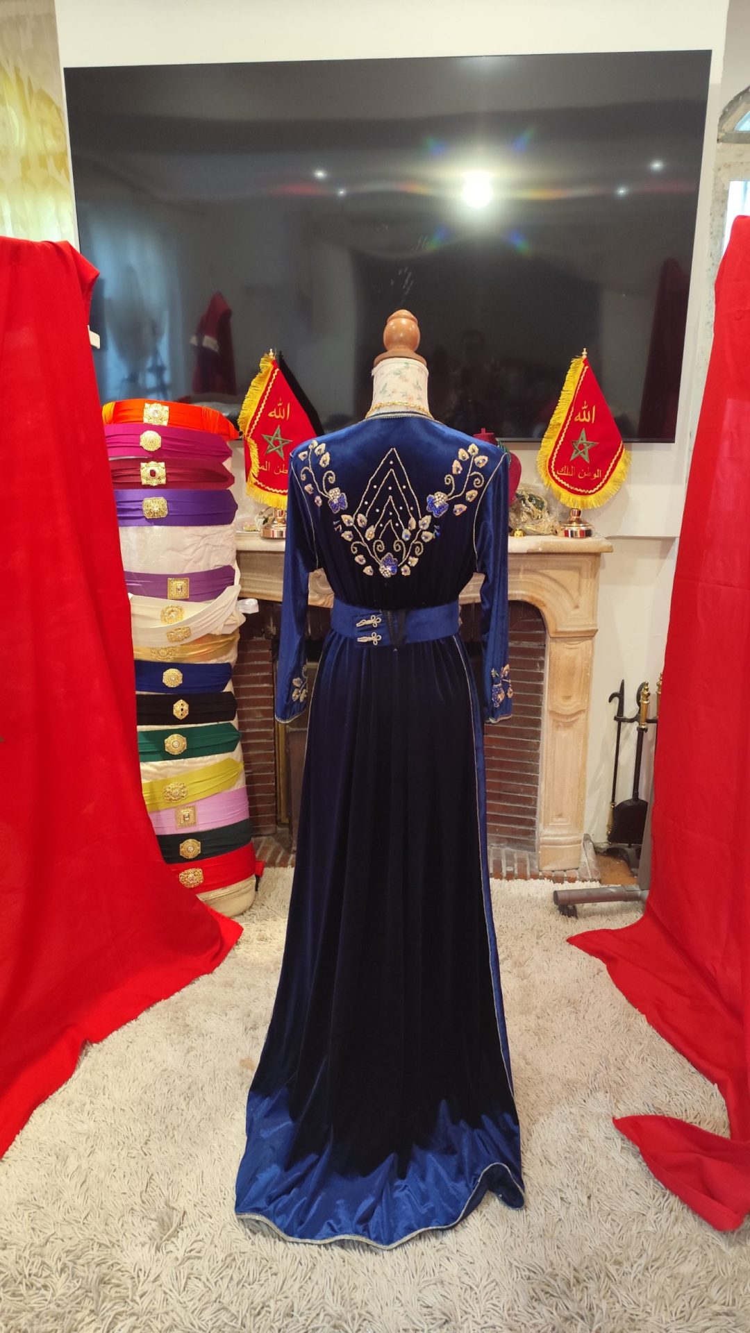 caftan marocain d occasion avec ceinture – Image 3