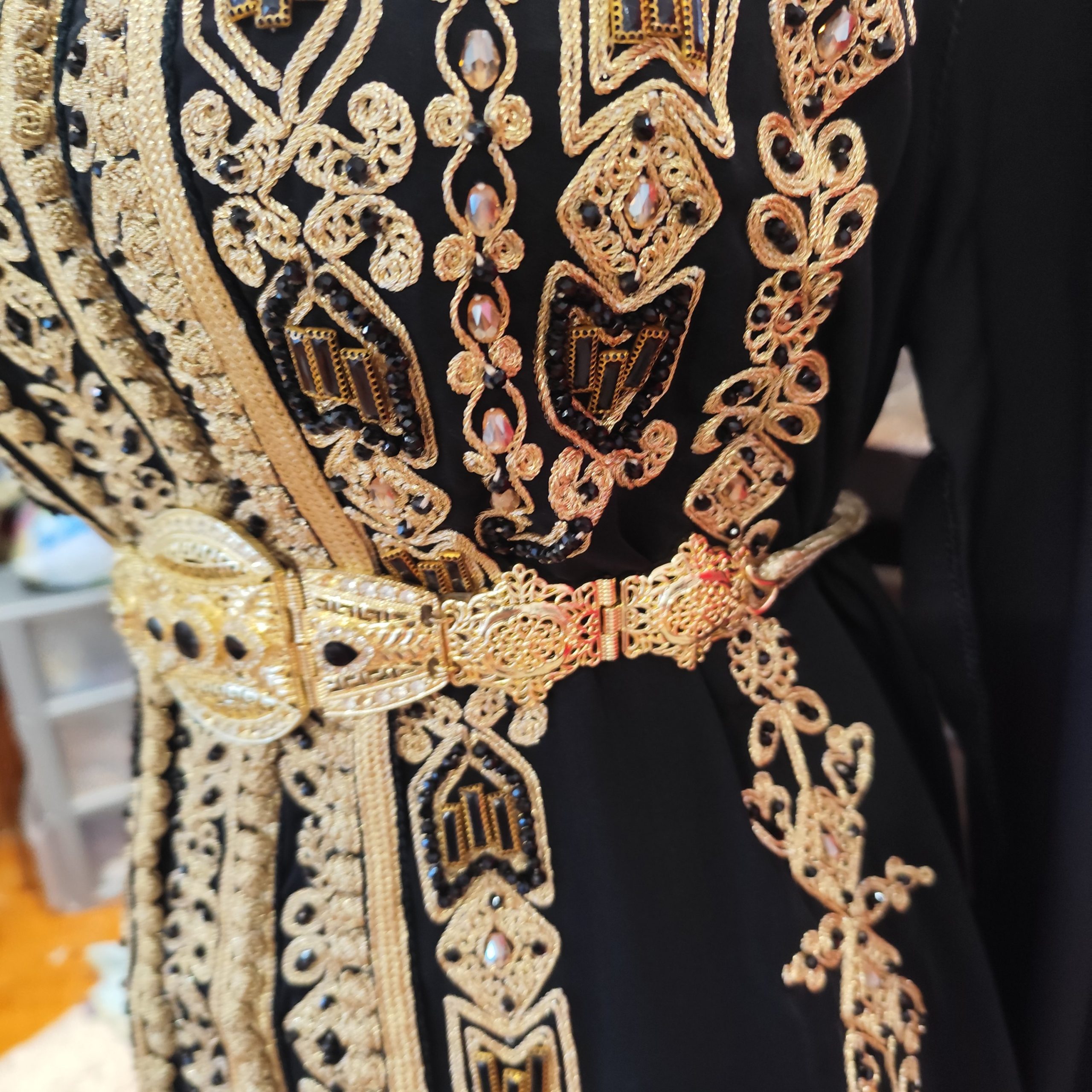 🎀 Ceinture artisanale pour caftan – Élégance et finesse du détail – Image 3