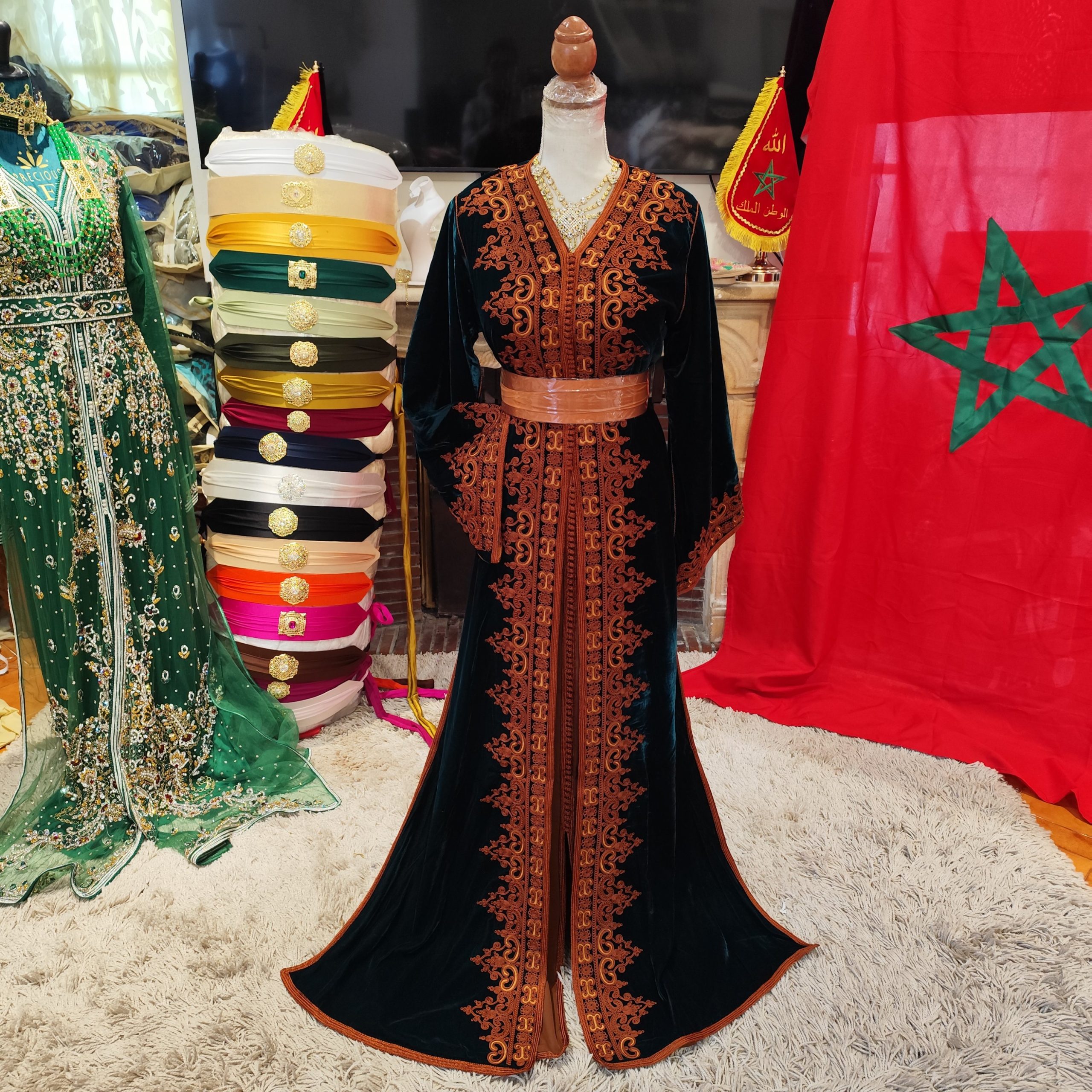 caftan marocain neuf avec la ceinture – Image 13