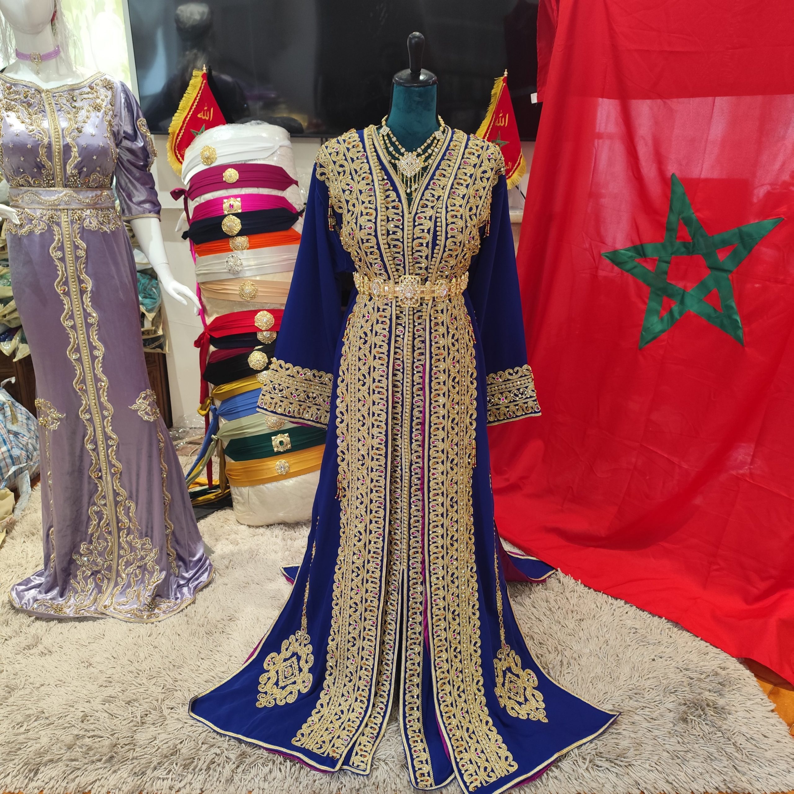 caftan marocain neuf doublé 65cm – Image 8