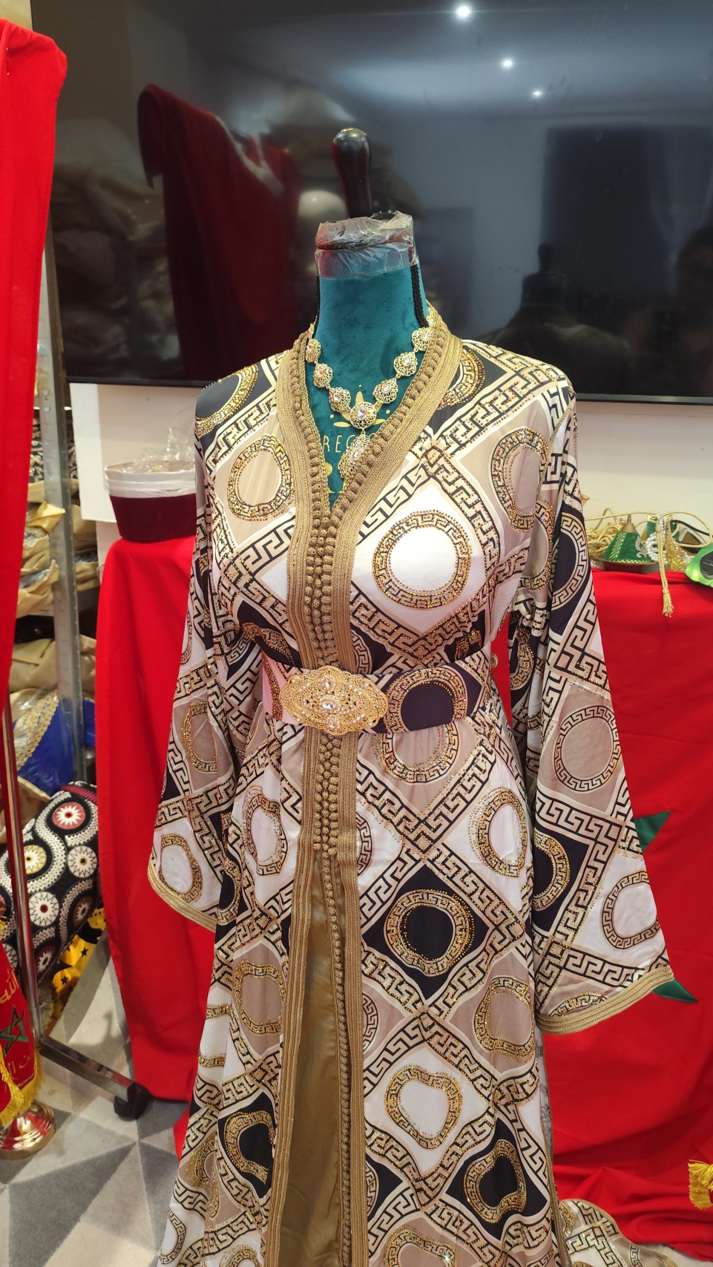 caftan marocain neuf avec ceinture – Image 6