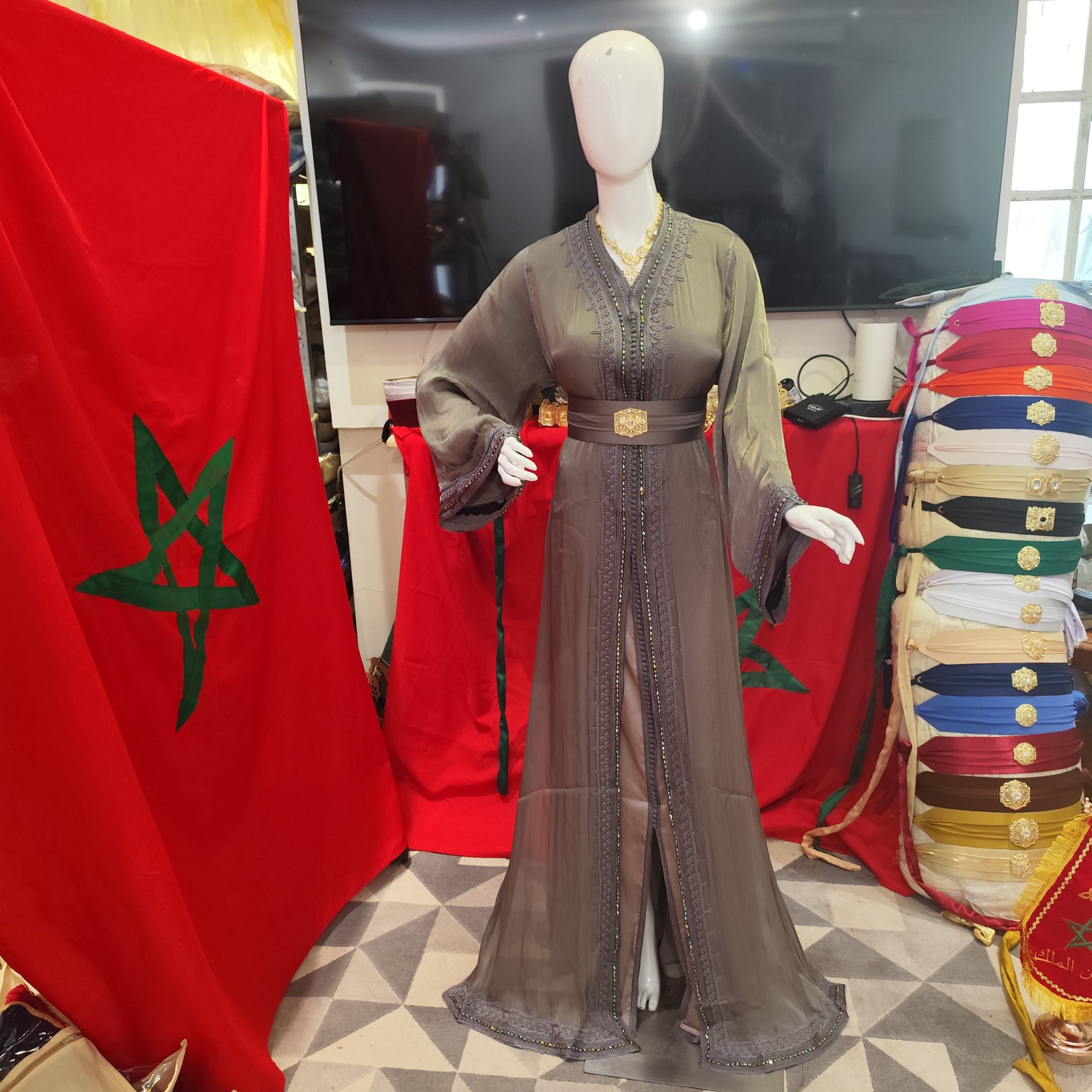 caftan marocain neuf grande taille 64 – Image 12