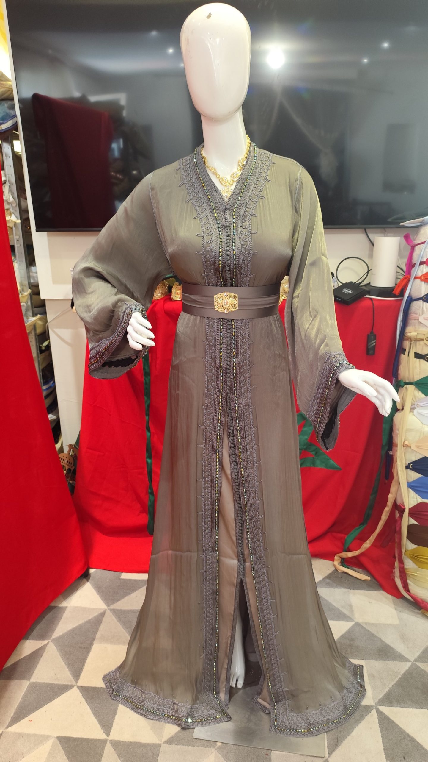 caftan marocain neuf grande taille 64 – Image 10