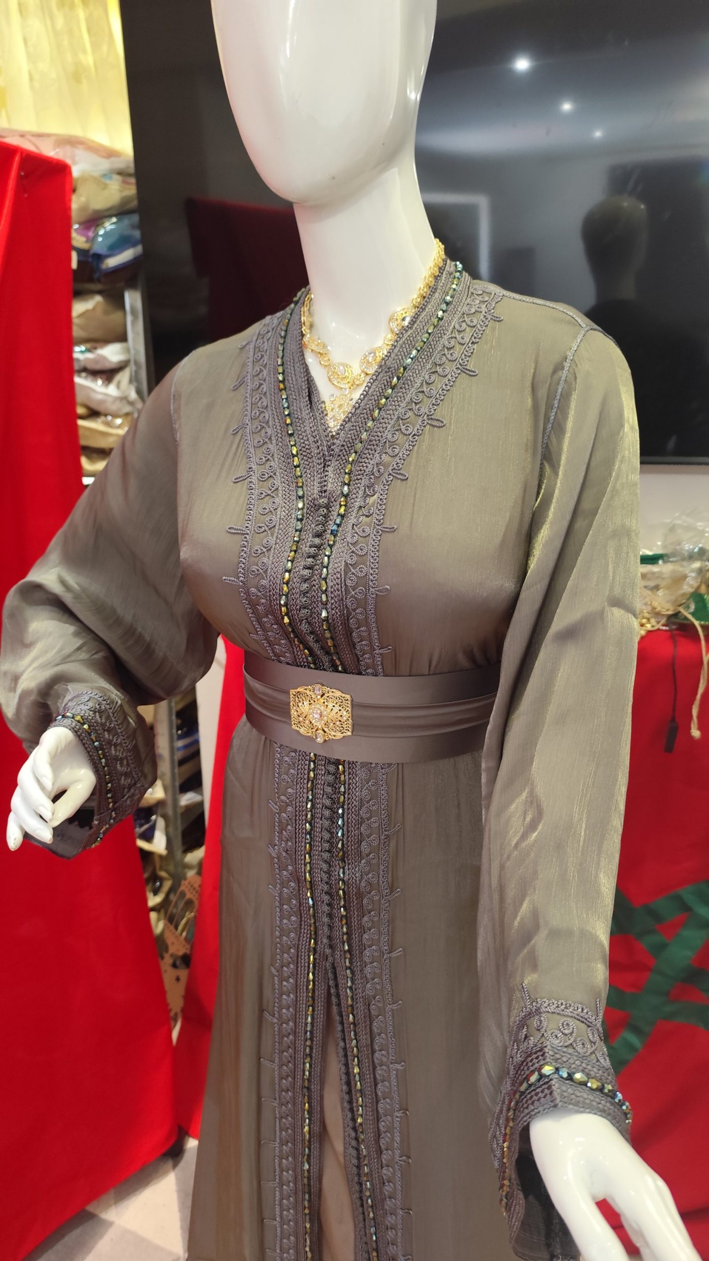 caftan marocain neuf grande taille 64 – Image 2