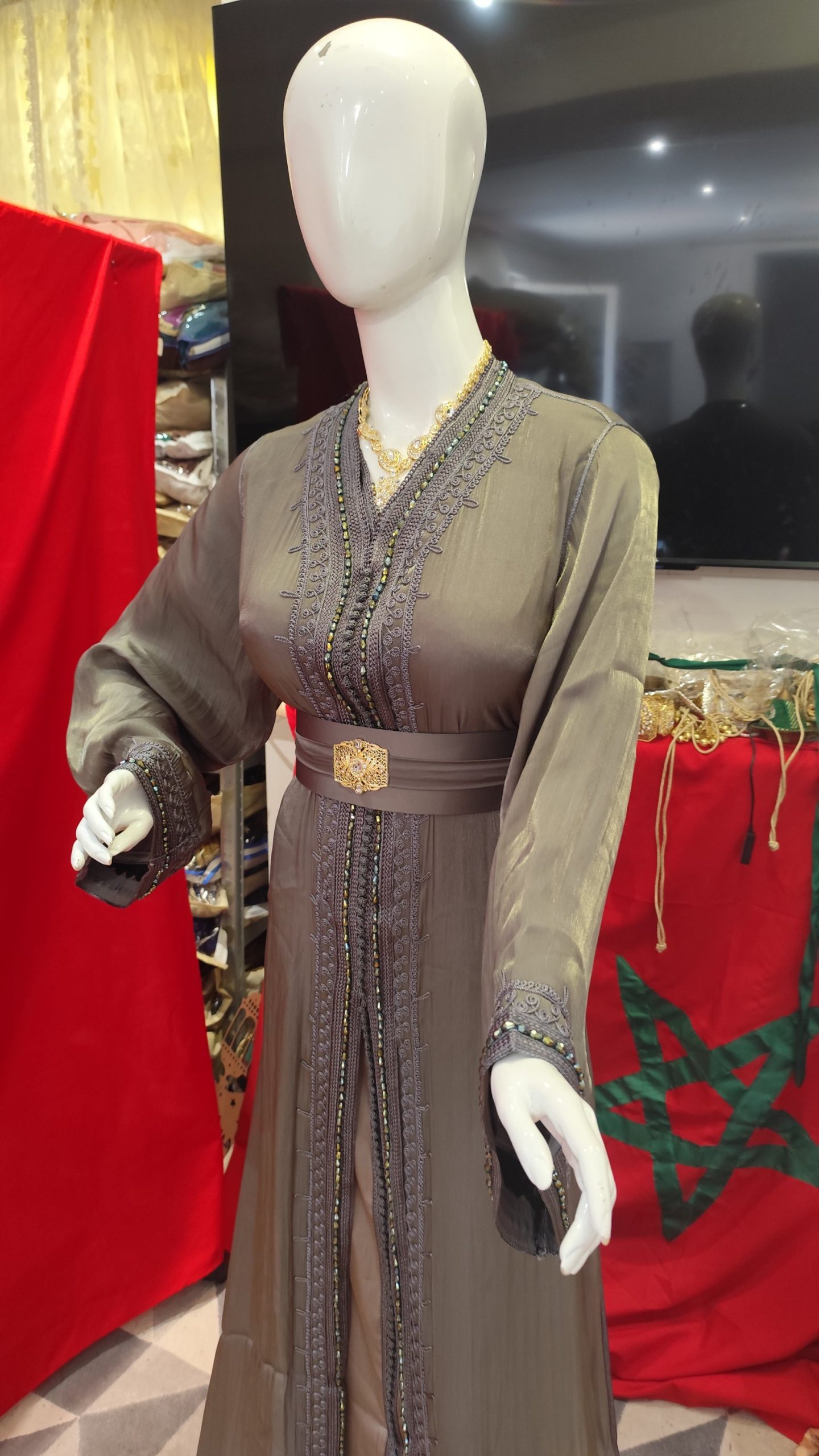 caftan marocain neuf grande taille 64 – Image 7