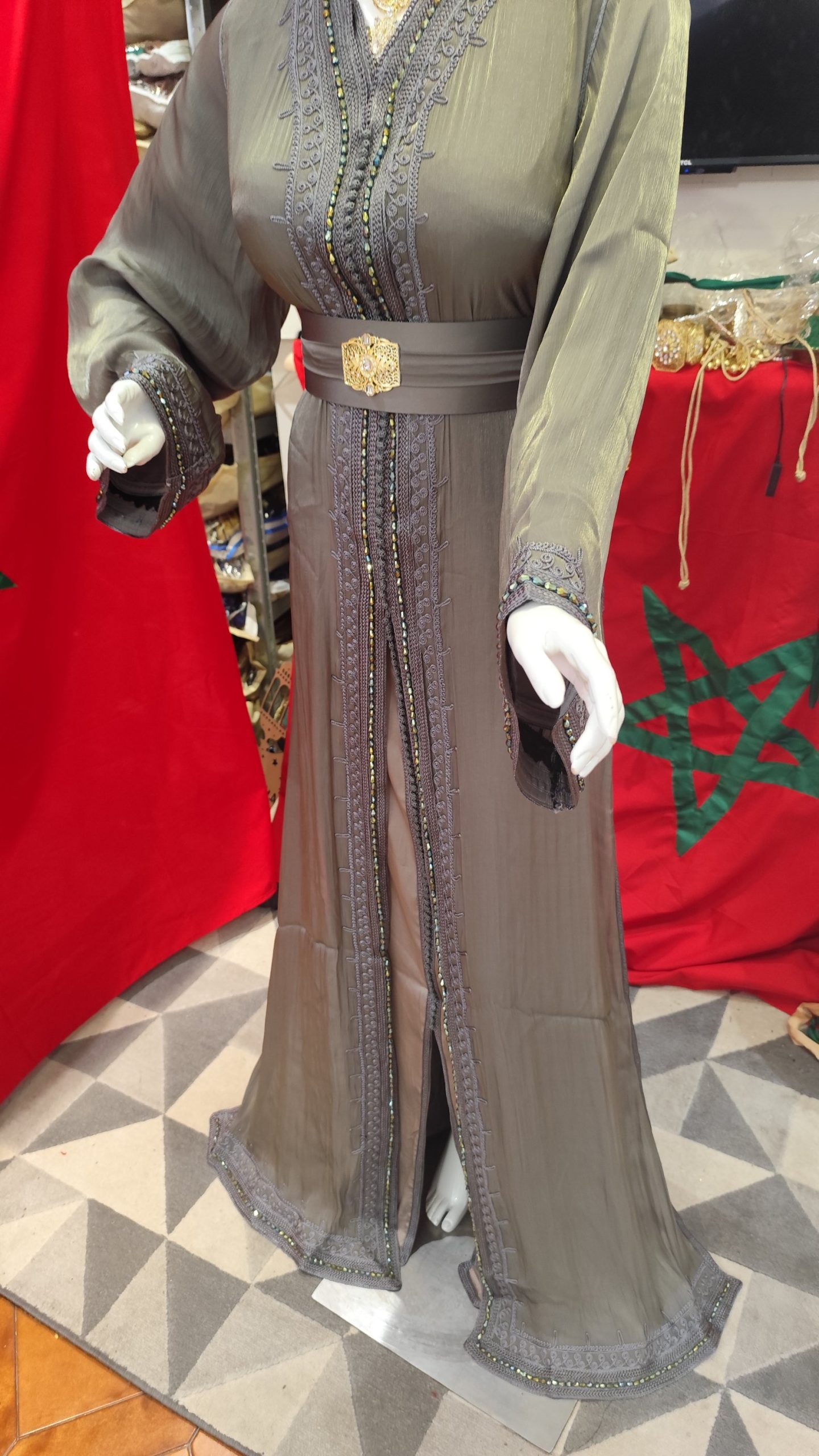 caftan marocain neuf grande taille 64 – Image 5