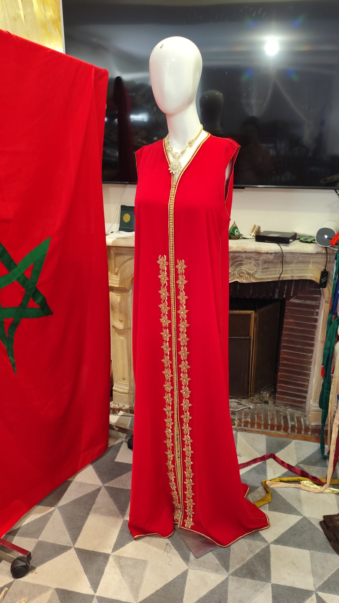 caftan marocain vip avec doublure – Image 2