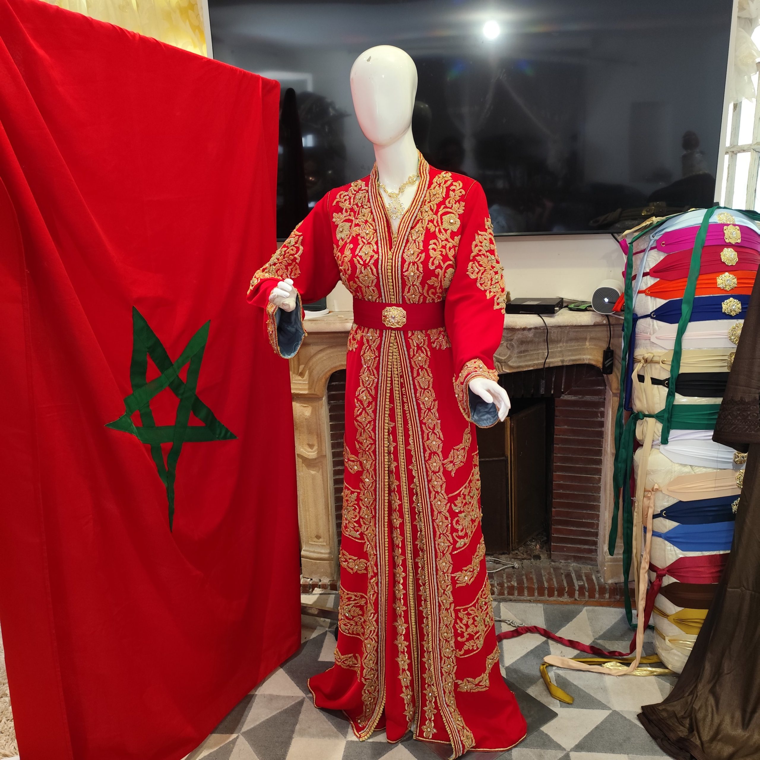 caftan marocain vip avec doublure