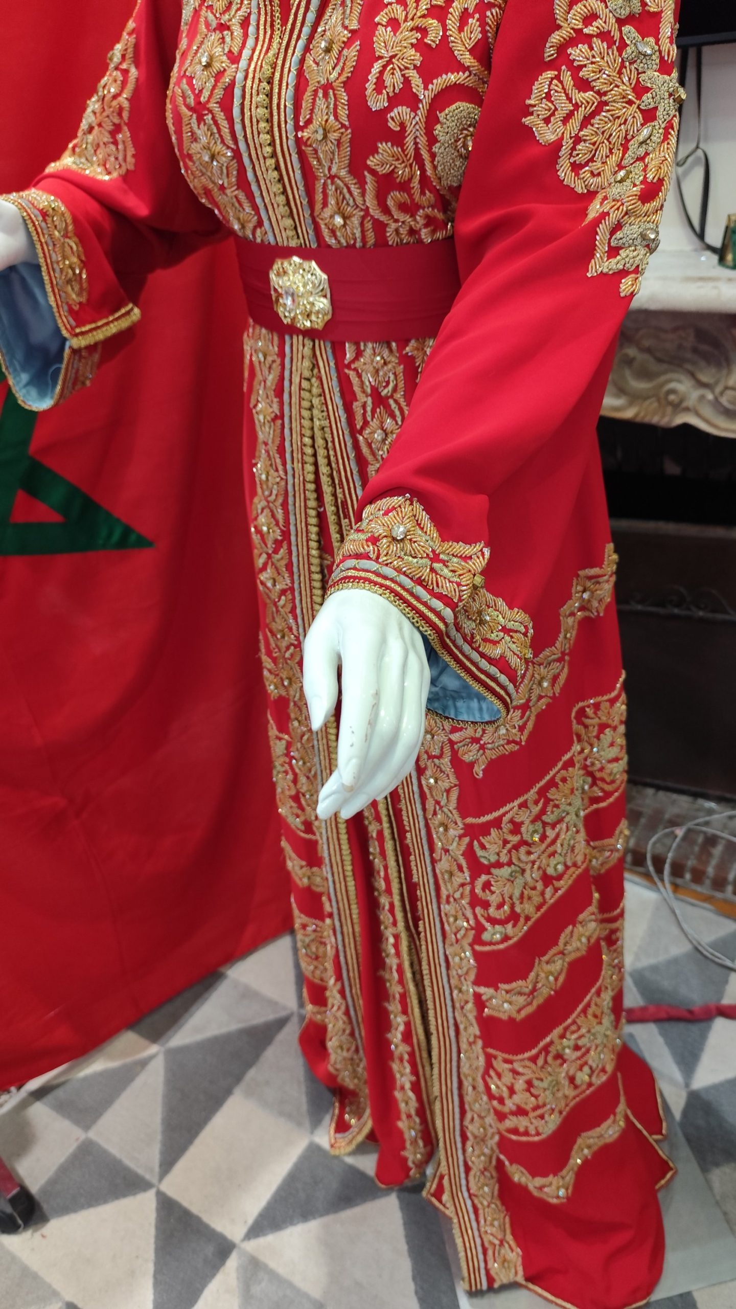 caftan marocain vip avec doublure – Image 3