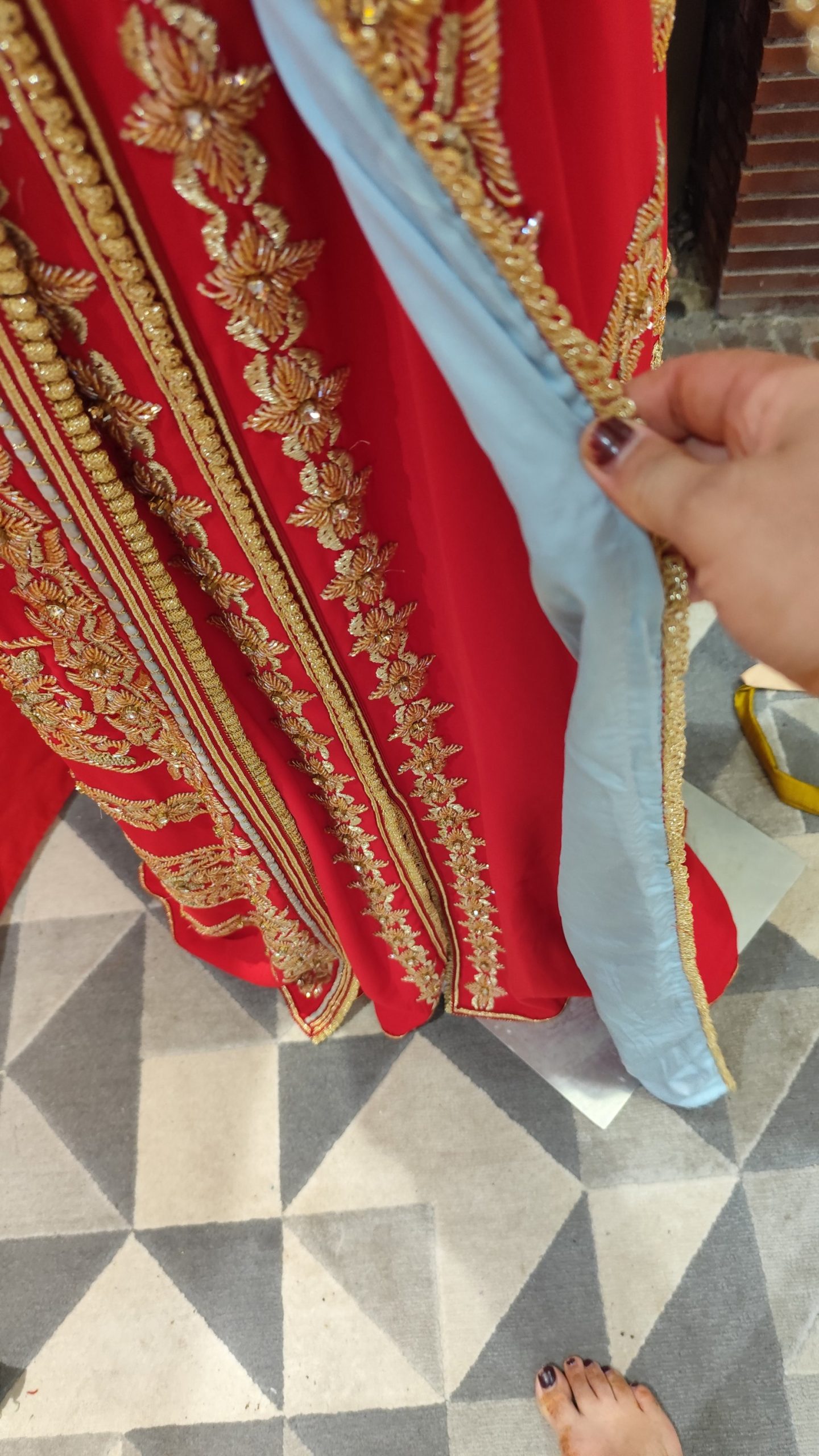 caftan marocain vip avec doublure – Image 7