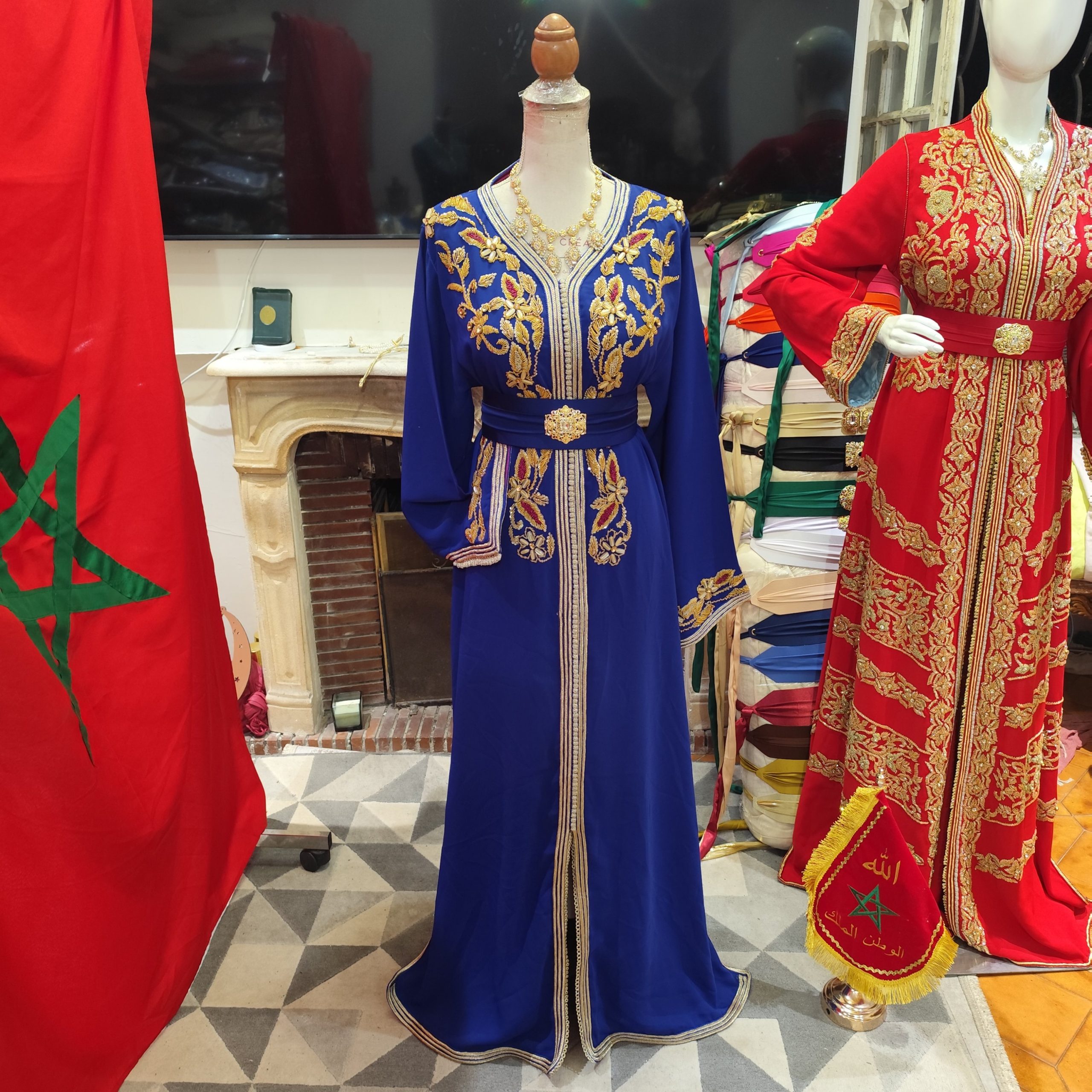 caftan marocain d occasion doublé – Image 12