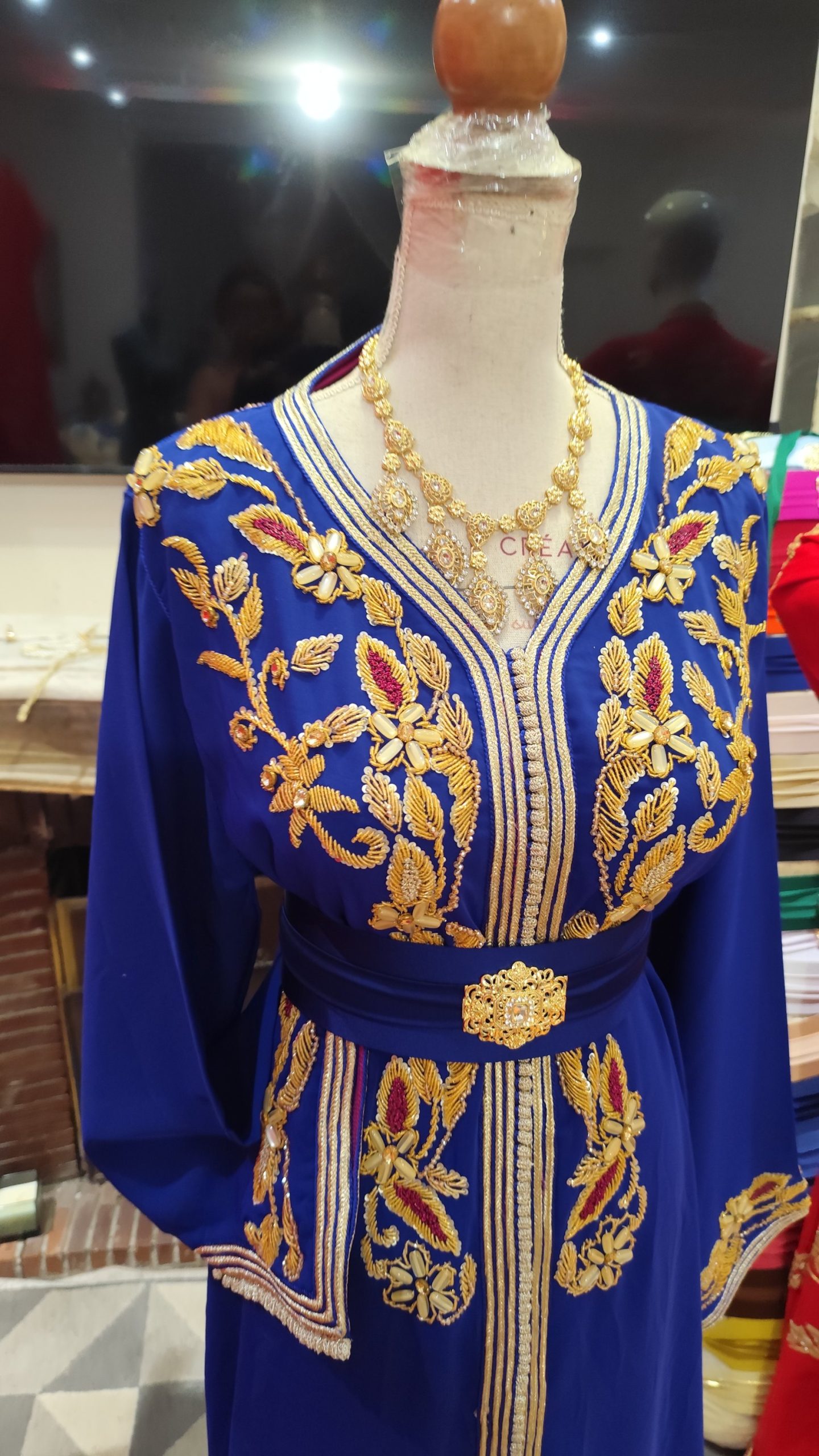 caftan marocain d occasion doublé – Image 6