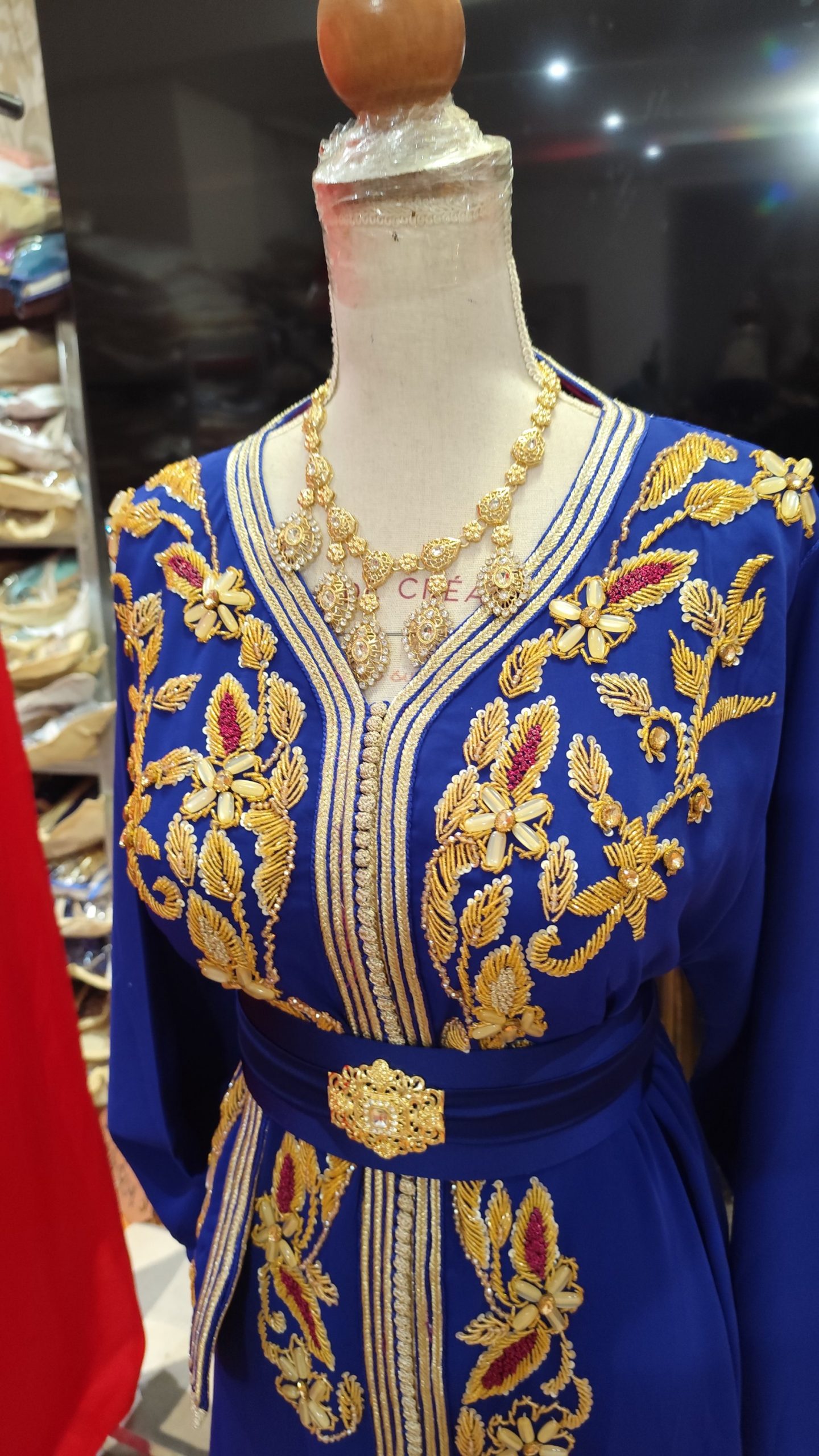 caftan marocain d occasion doublé – Image 8