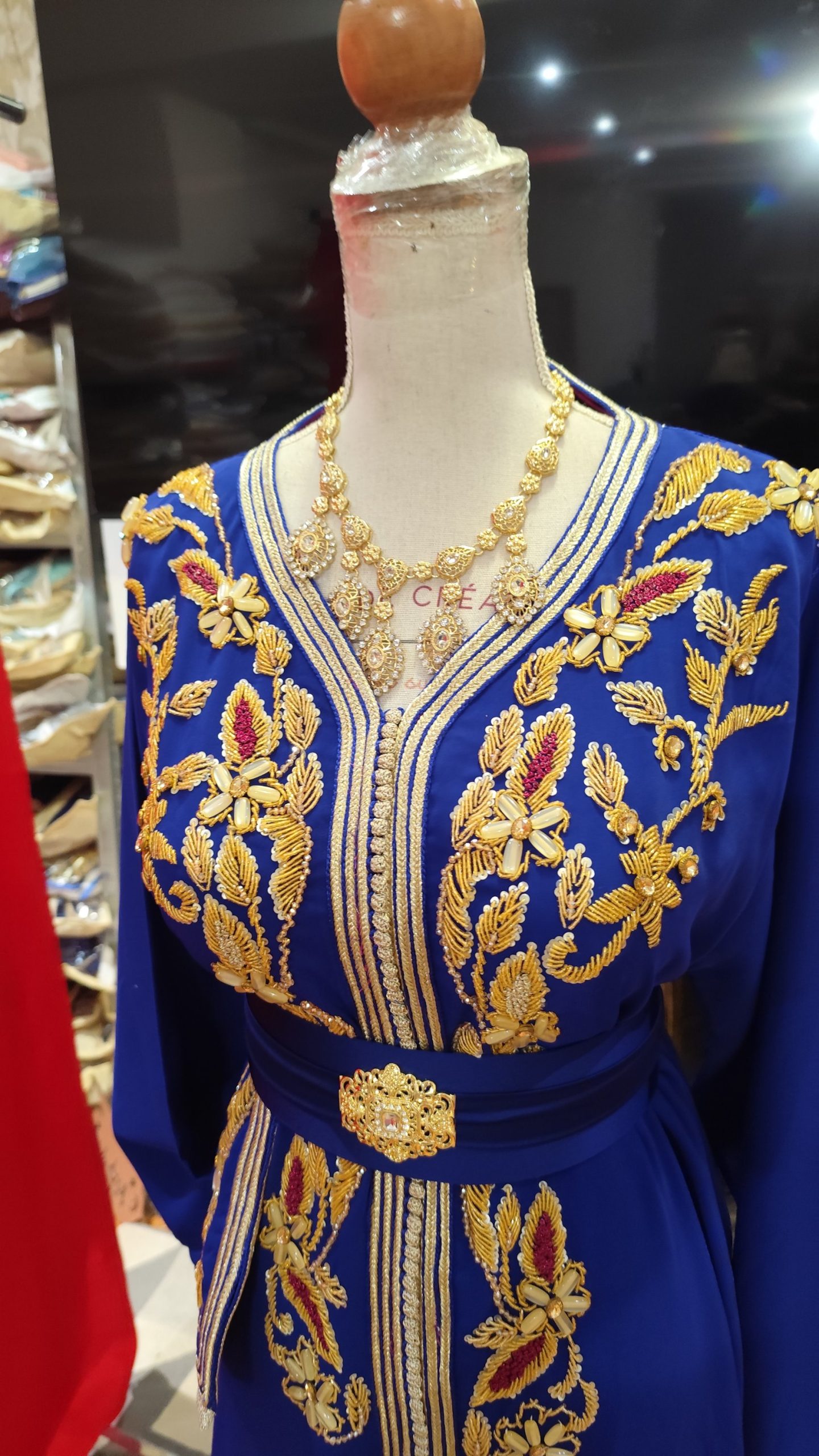 caftan marocain d occasion doublé – Image 3