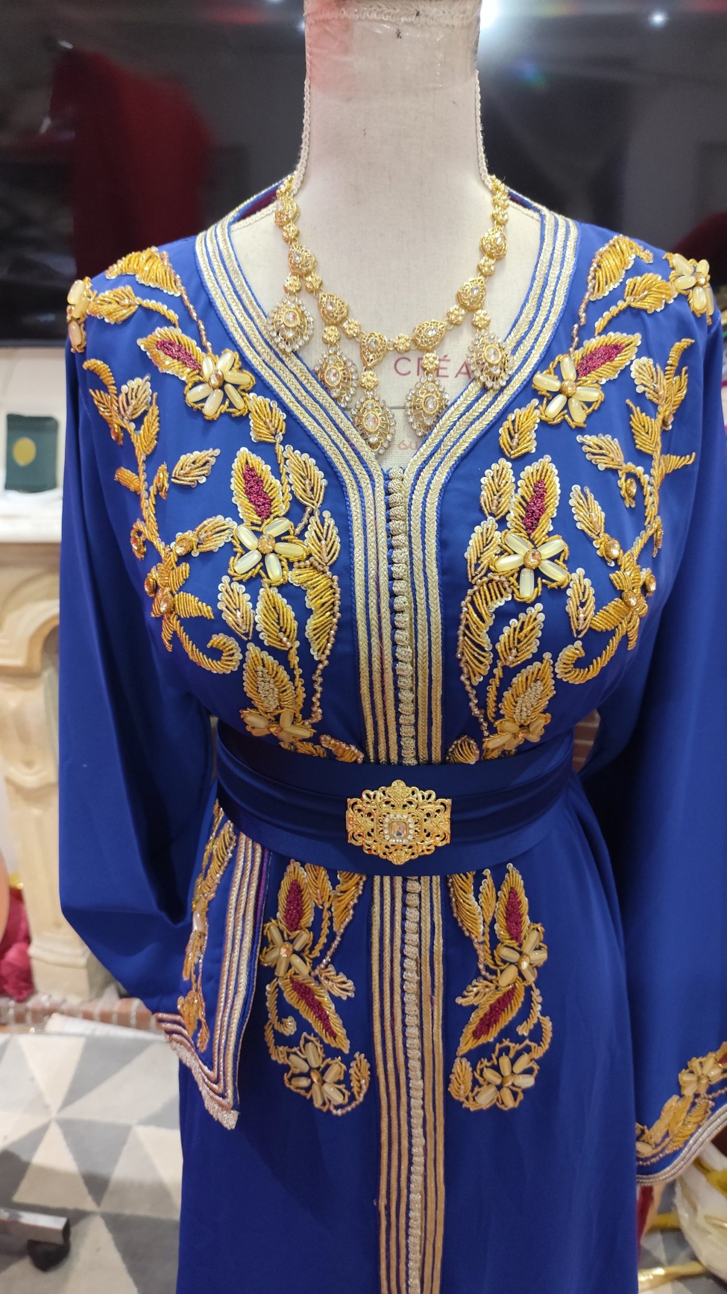 caftan marocain d occasion doublé – Image 2