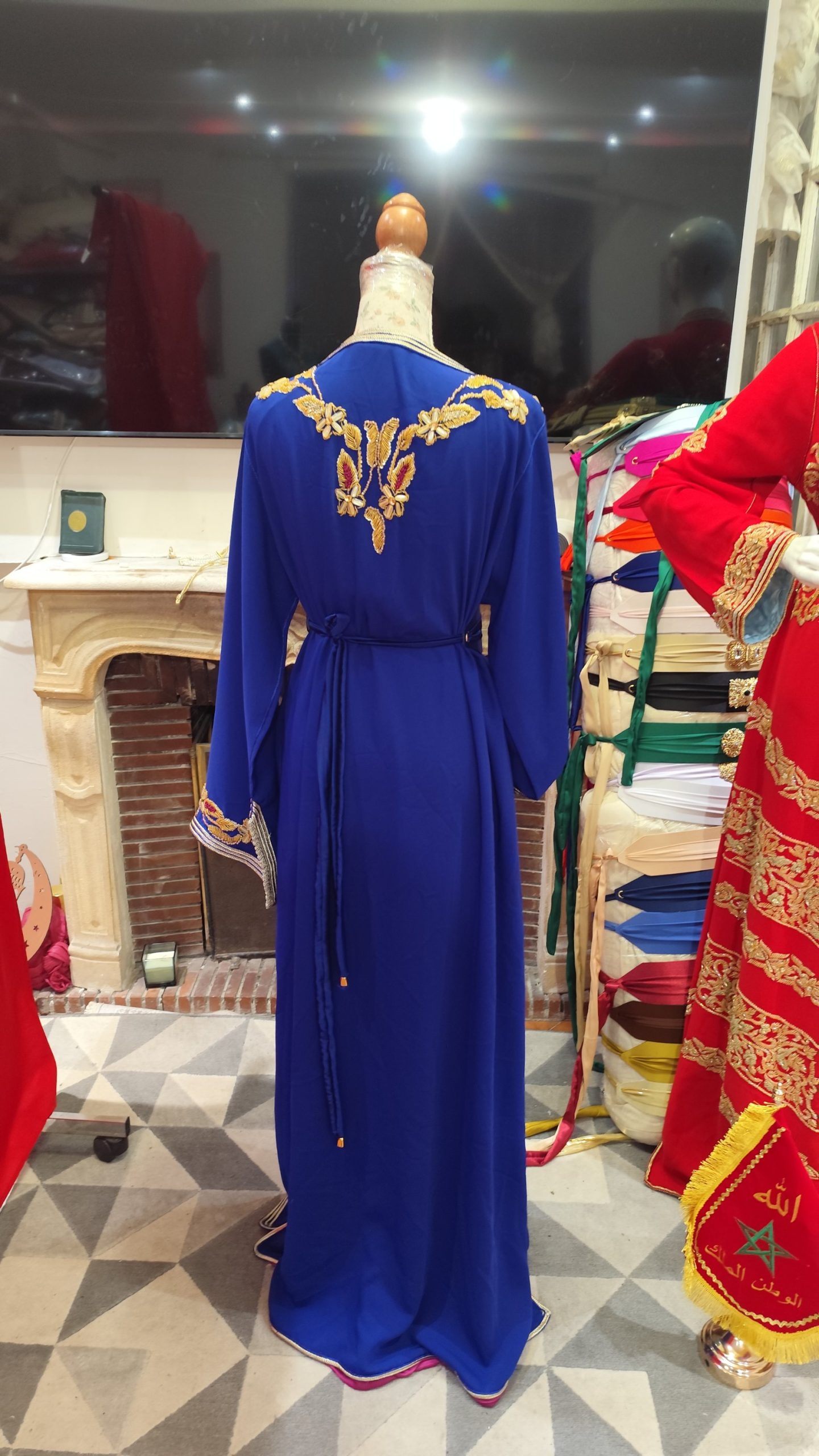 caftan marocain d occasion doublé – Image 5